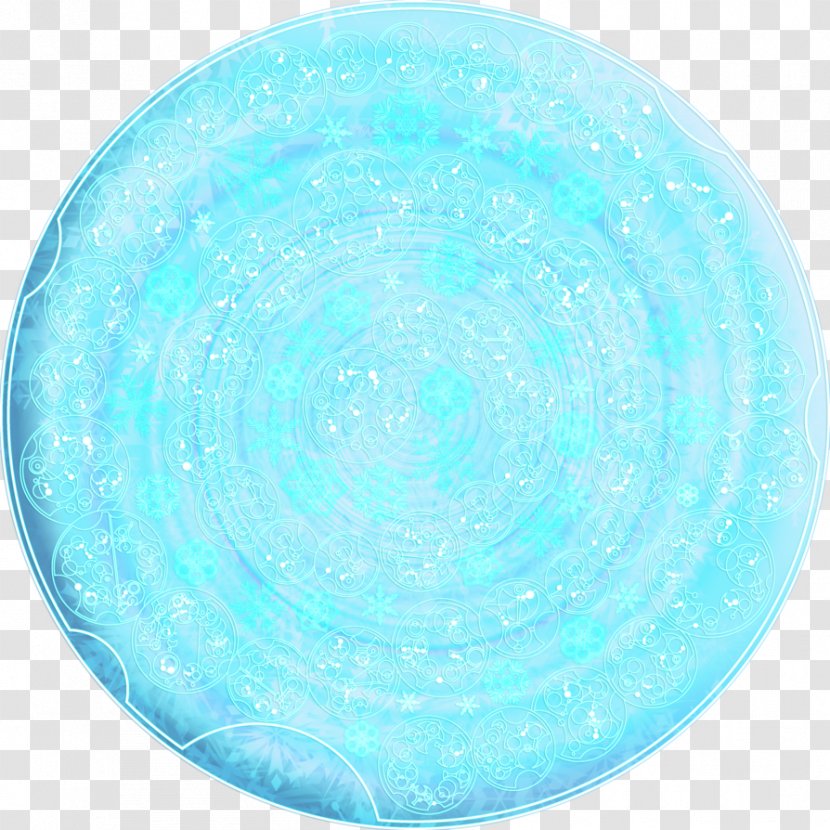 Turquoise Sphere Tableware - Gallifreyan Transparent PNG