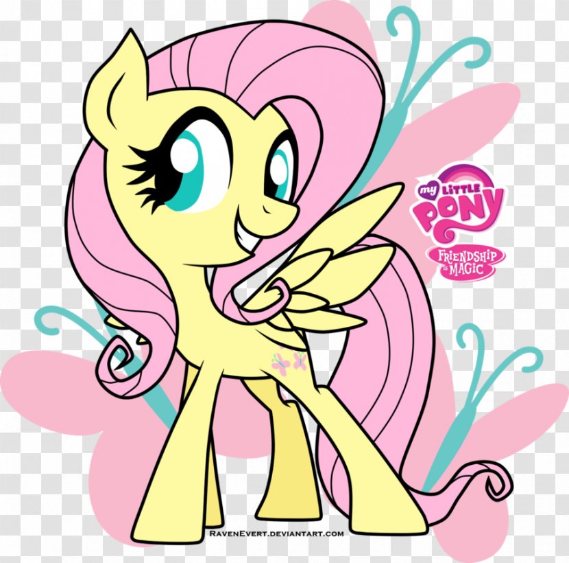 Pony Fluttershy Horse Fan Art - Cartoon Transparent PNG