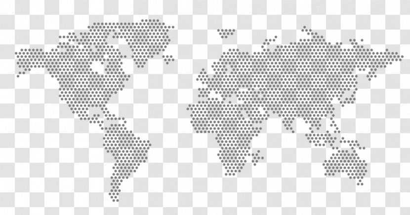 Globe World Map Dot Distribution - Vector - Class Transparent PNG