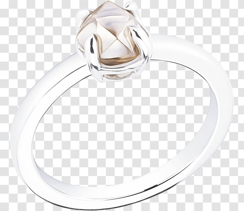 Wedding Ring Silver - Crystal Engagement Transparent PNG