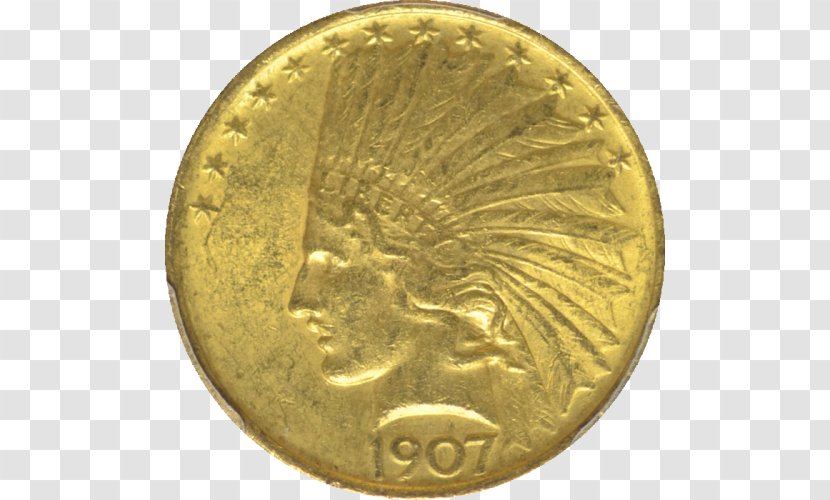 Gold Coin Indian Head Pieces Carpet - Metal Transparent PNG