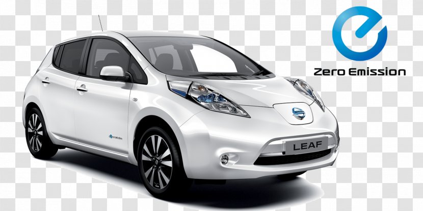 2018 Nissan LEAF Electric Vehicle Car - Leaf Hatchback Transparent PNG