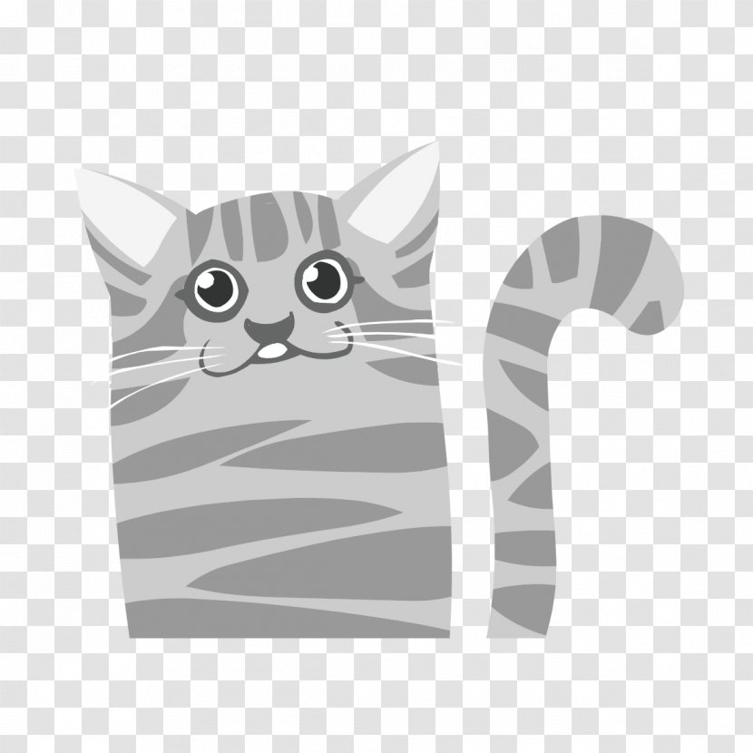 Cat Kitten Dog Illustration - Whiskers - Printing Cartoon Transparent PNG
