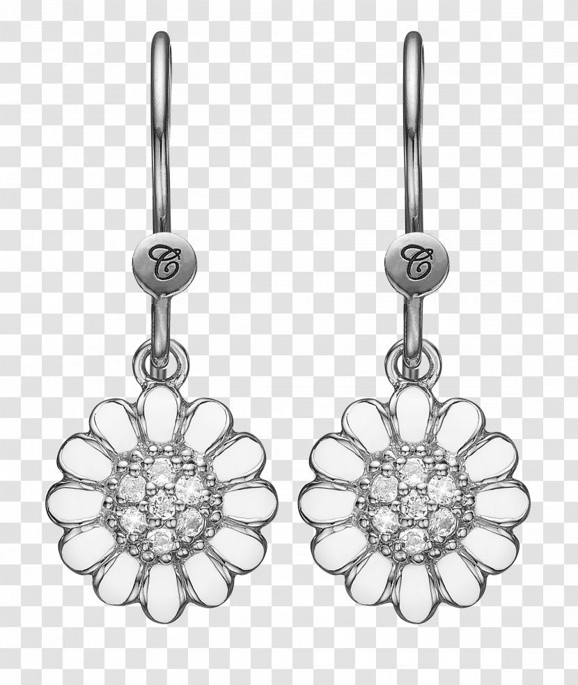Earring Jewellery Silver Watch - Topaz Transparent PNG