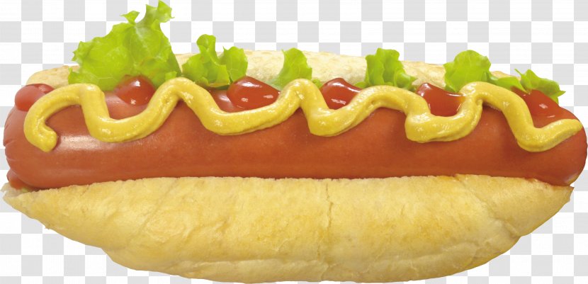Hot Dog Hamburger Sausage Fast Food - Image Transparent PNG