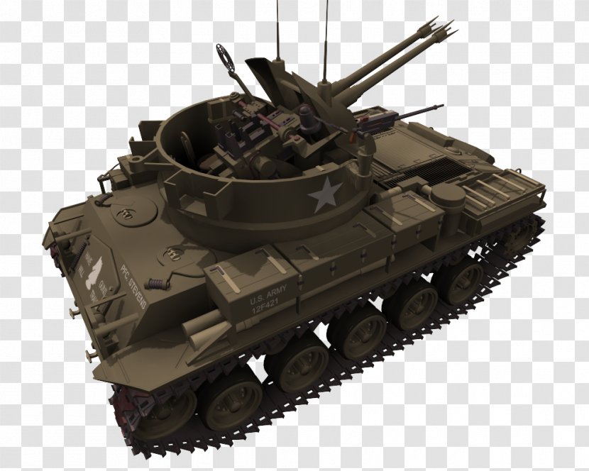 Churchill Tank Motor Vehicle Self-propelled Artillery Gun Turret - Firearm Transparent PNG
