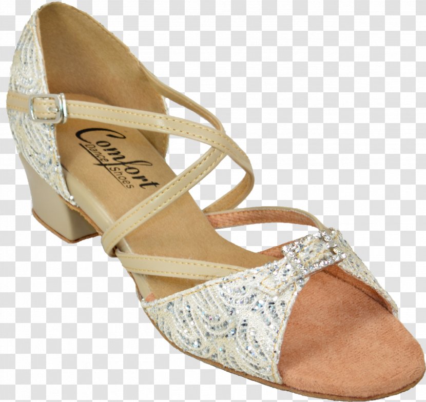 High-heeled Footwear Sandal Shoe Beige - Brown - Gold Leaf Transparent PNG