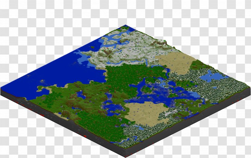 Minecraft: Pocket Edition World Map - Minecraft Transparent PNG