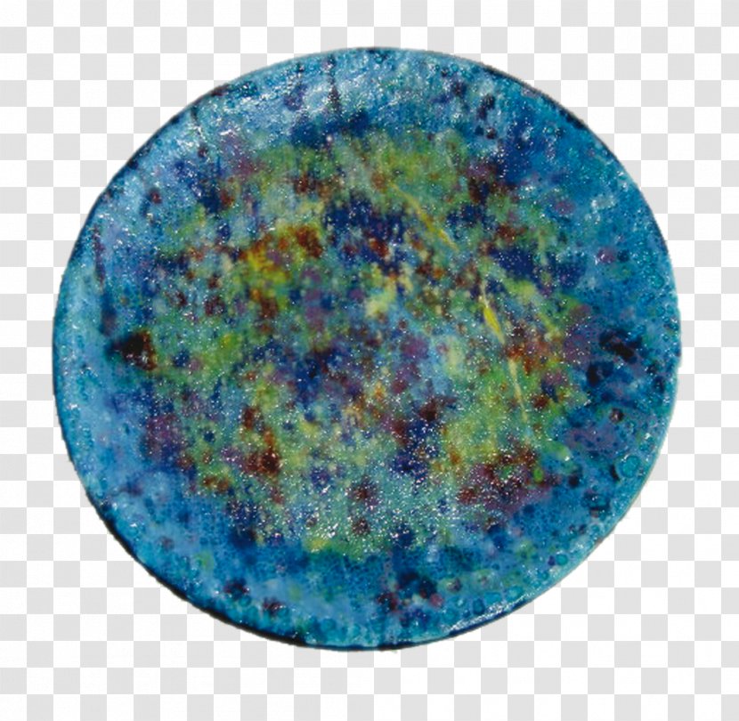 Desvres Ceramic Turquoise Painting Organism - Bone Fracture Transparent PNG