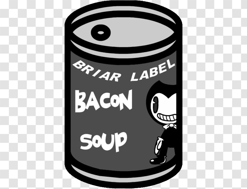 Bacon Soup Logo Brand Black - Monochrome - Bendy Transparent PNG