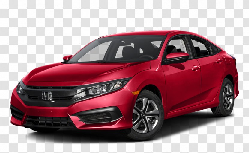 2017 Honda Civic Car Toyota 2016 LX - Mid Size Transparent PNG