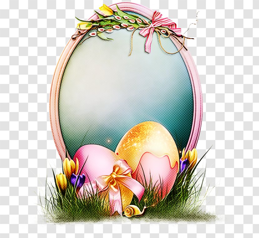 Easter Egg Background - Plant - Grass Transparent PNG