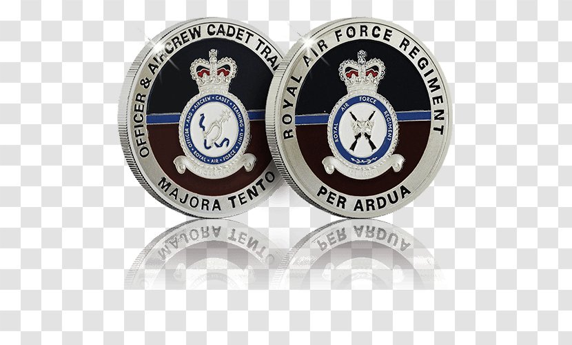 Challenge Coin Royal Air Force Badge Silver - World Coins Transparent PNG