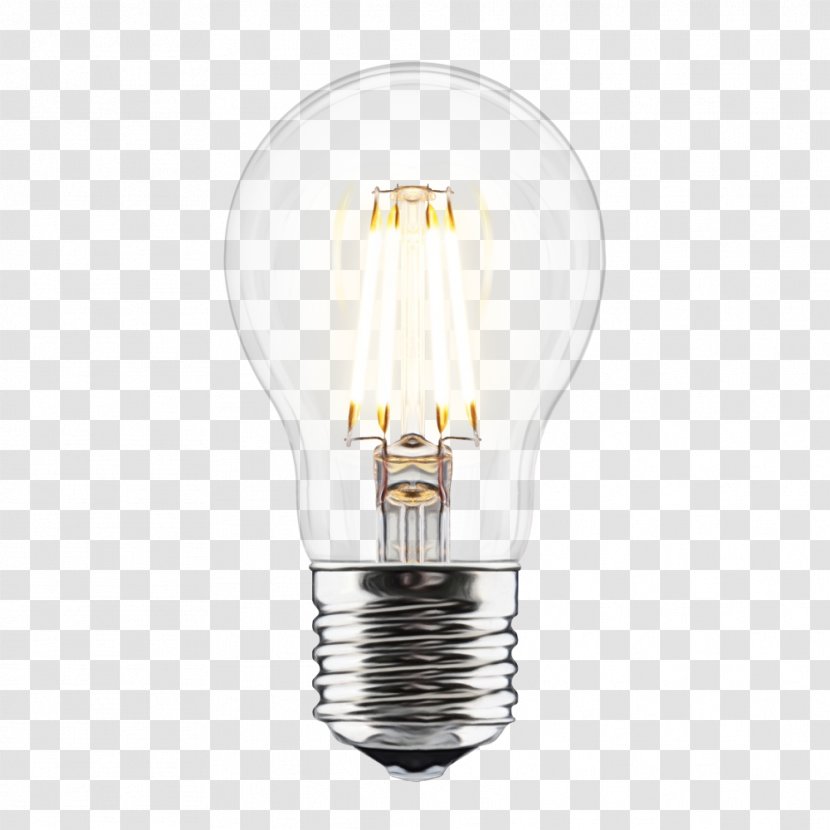 Light Bulb Cartoon - Led Lamp - Fixture Compact Fluorescent Transparent PNG