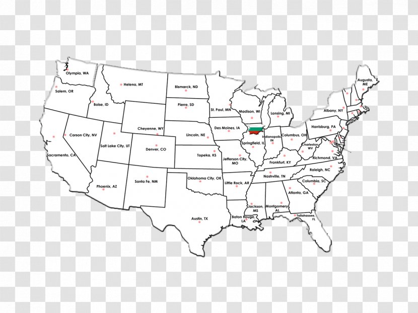 Blank Map U.S. State Colorado World Transparent PNG