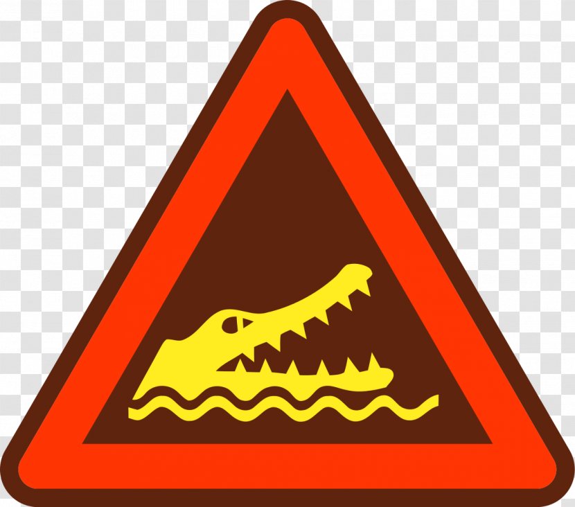Queensland Saltwater Crocodile - Australia - Warning Signs Transparent PNG