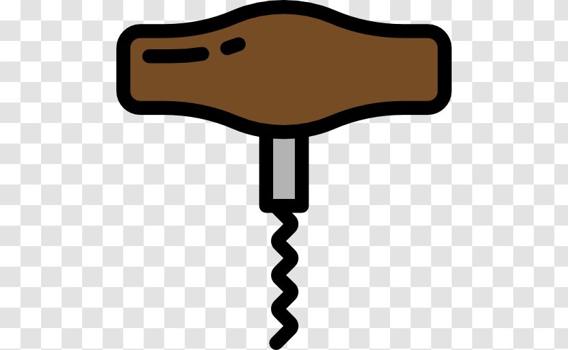 Red Wine Corkscrew Icon - Scalable Vector Graphics - A Gray Opener Transparent PNG