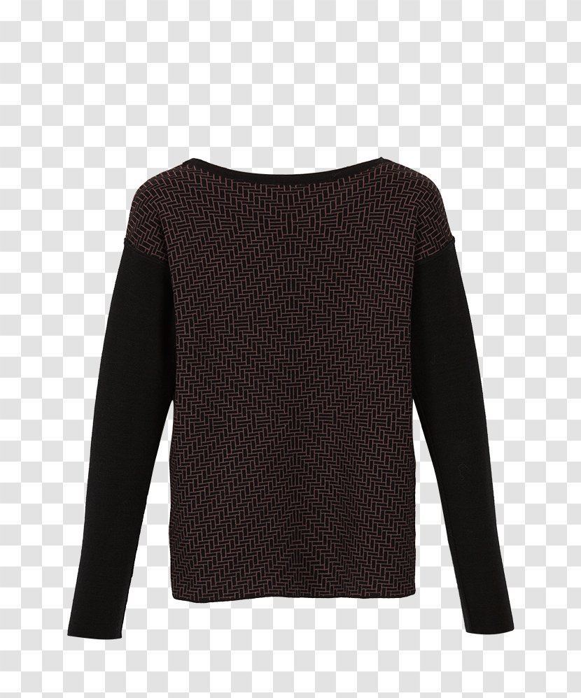 Sweater Shoulder Sleeve Wool - Black M Transparent PNG