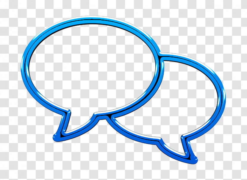 Social Icon Two Speech Ballons Icon Universal 12 Icon Transparent PNG