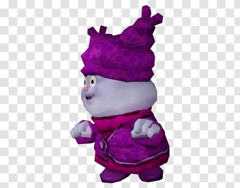 Character Created By Purple - Violet - Mascot Stuffed Toy Transparent PNG