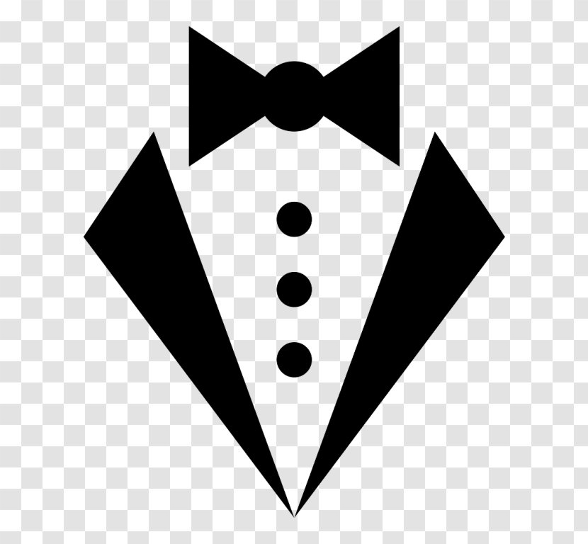 T-shirt Tuxedo Suit Necktie Bow Tie - White Transparent PNG