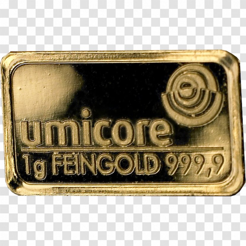 01504 Brass Gold Rectangle Font - Label Transparent PNG