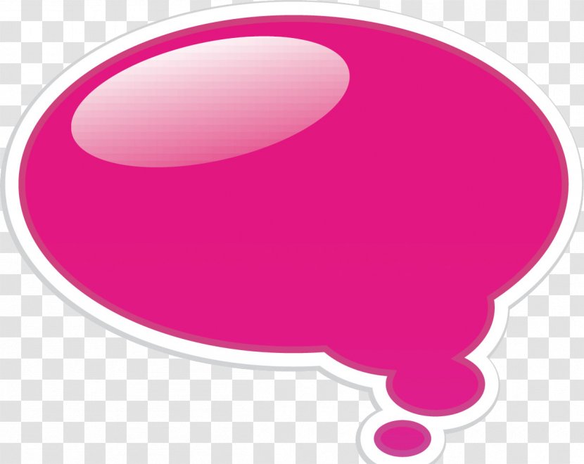 Illustration Speech Balloon Pink Clip Art Text - Magenta - 素材 Transparent PNG