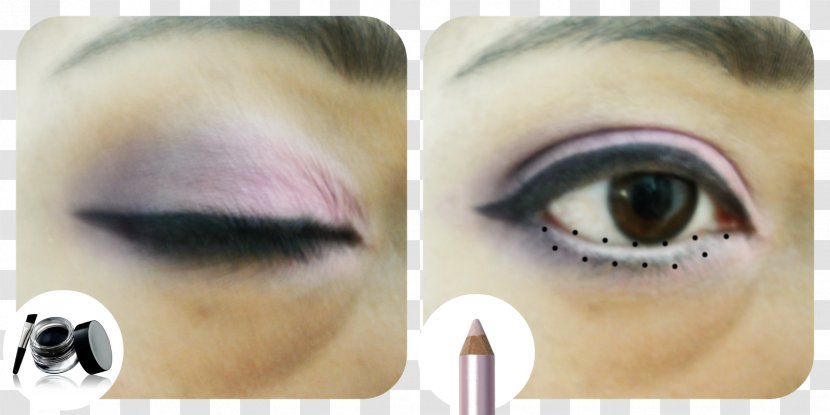 Eyelash Extensions Gwiyomi Song Eye Liner Shadow Make-up - Watercolor - V Jugularis Externa Transparent PNG