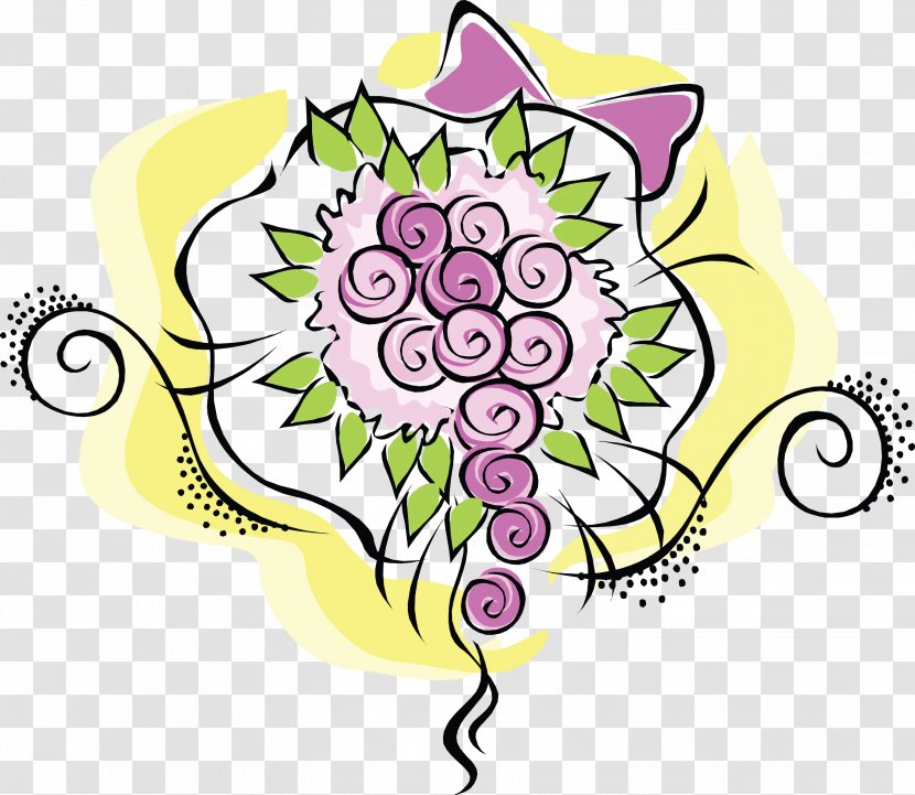 Floral Design Clip Art - Creative Arts - Hand-painted Flowers Sketch Transparent PNG