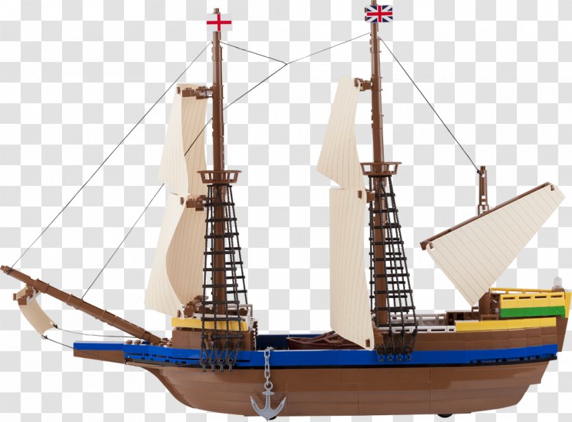 Mayflower II Steps Cobi Pilgrims - Galley - Ship Transparent PNG