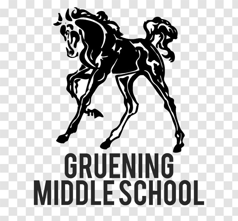 Gruening Middle School District Student - Black And White Transparent PNG