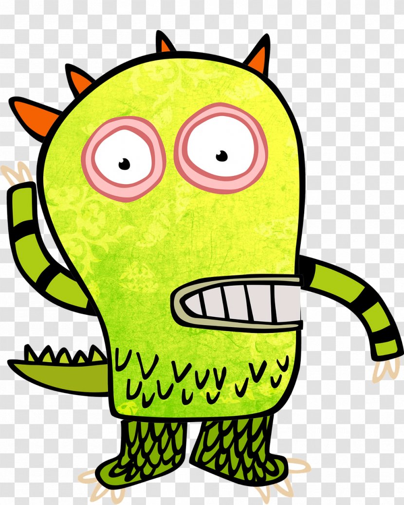 Goblin Monster Drawing Clip Art - Yellow Transparent PNG