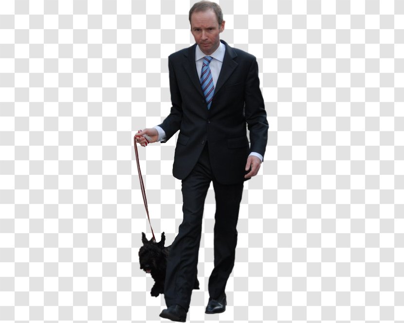 Dogo Argentino Dog Man Walking Suit - Male Transparent PNG