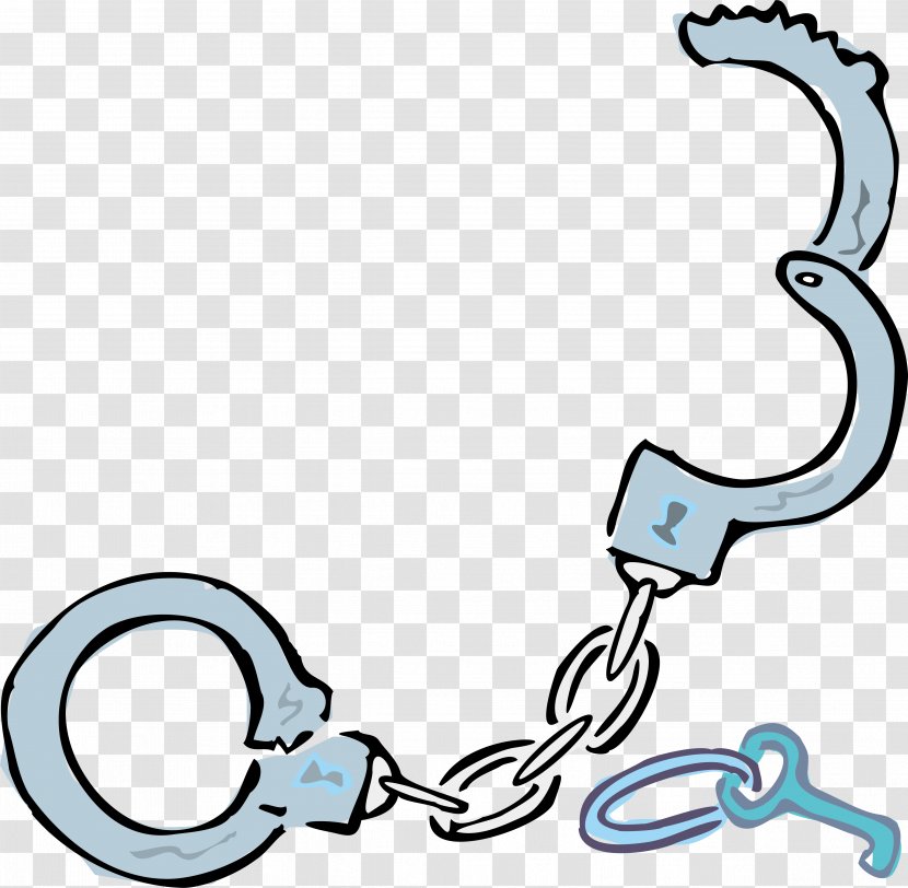 Handcuffs Police Officer Download - Text - Battlefield Transparent PNG