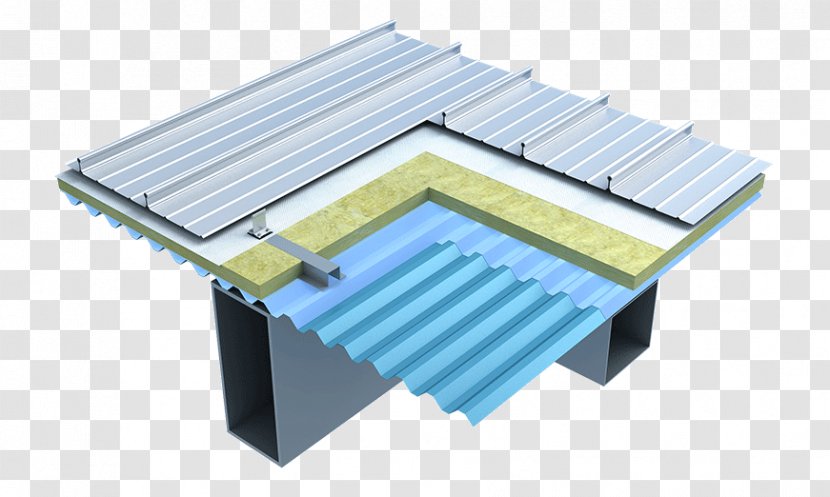 Metal Roof System Overlock - Architecture - Engineering Transparent PNG