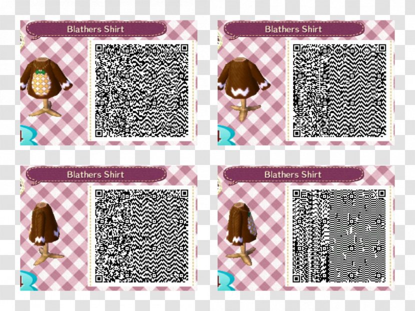 Animal Crossing: New Leaf Happy Home Designer QR Code Sweater - Video Game - T-shirt Transparent PNG