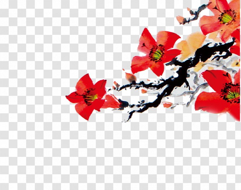 Fengmu Bombax Ceiba Flower - Winter Plum Proud Transparent PNG