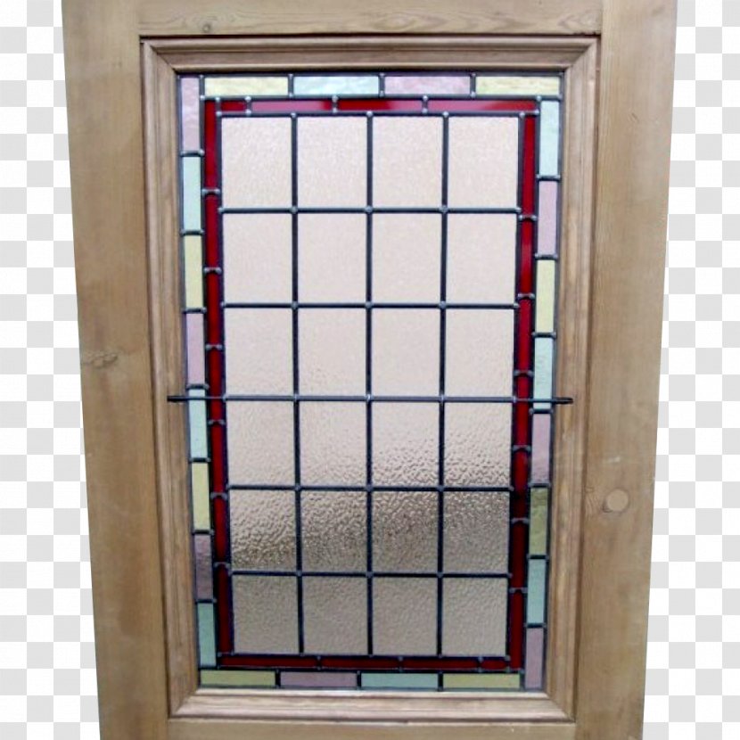 Window Stained Glass Edwardian Era Door - Sliding - Display Panels Transparent PNG
