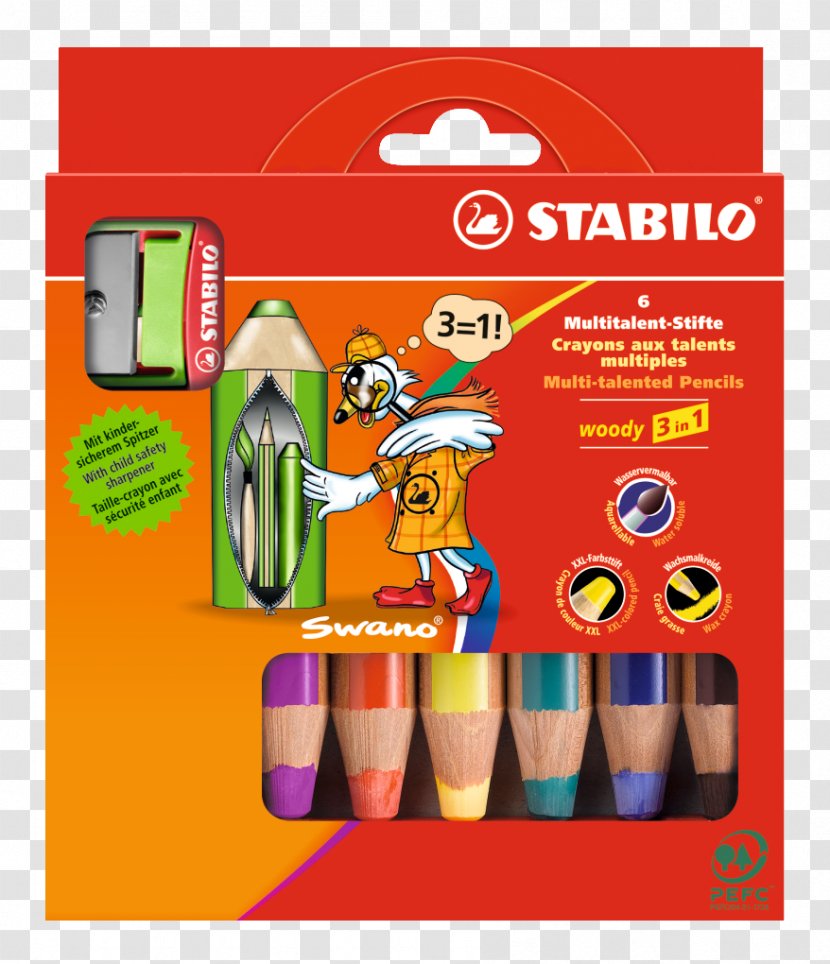 Paper Colored Pencil Schwan-STABILO Schwanhäußer GmbH & Co. KG Sharpeners Transparent PNG