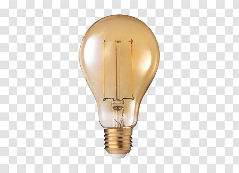 Incandescent Light Bulb LED Filament Lamp Edison Screw - Dimmer Transparent PNG