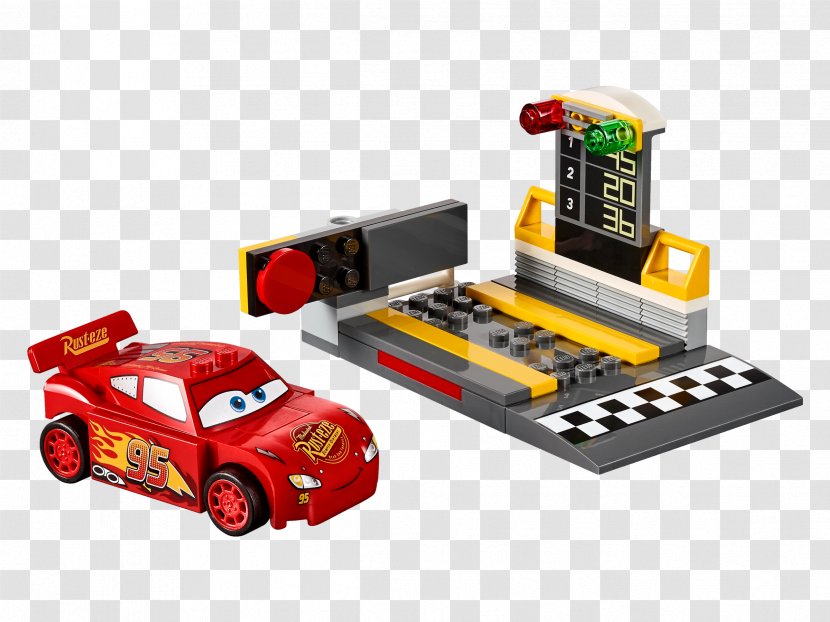 LEGO 10730 Juniors Lightning McQueen Speed Launcher Lego Toy - Cars Transparent PNG