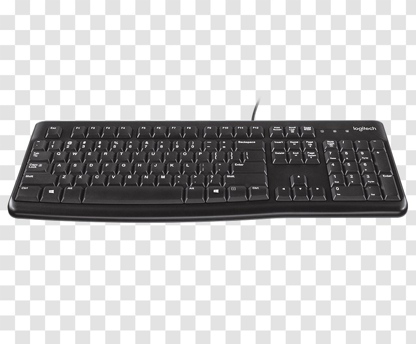 Computer Keyboard Mouse Logitech K270 Input Devices - Touchpad Transparent PNG