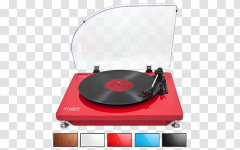 ION Pure LP Turntable - Computer Hardware - White Phonograph Record AudioTurntable Transparent PNG