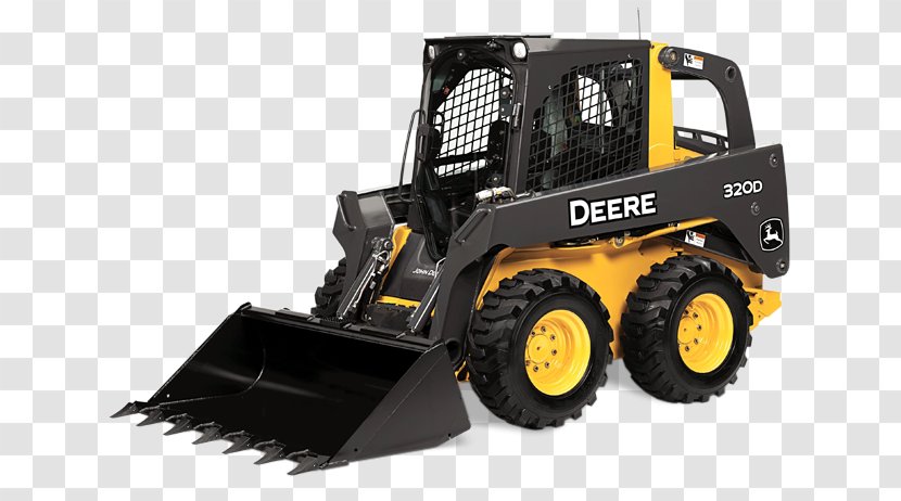 John Deere Skid-steer Loader Heavy Machinery Tracked - Brand - Skid Steer Transparent PNG