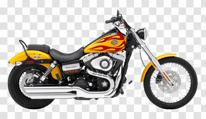 Harley-Davidson Super Glide Motorcycle Cruiser Sportster - Cycle World - Biker Transparent PNG