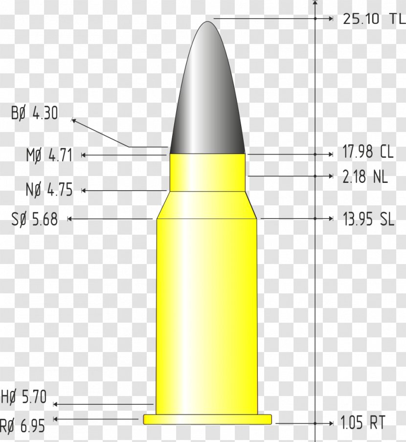 Product Design Diagram Cylinder - Ammunition Transparent PNG