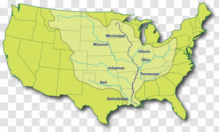 Paducah Gaseous Diffusion Plant Nuclear Power Reactor United States - Ecoregion - Main Map Transparent PNG