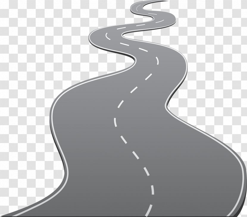 Highway Road Icon - Winding Transparent PNG