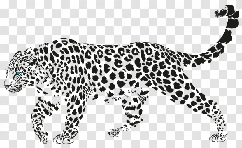 Leopard Cheetah Vector Graphics Illustration Image - Cat Like Mammal Transparent PNG