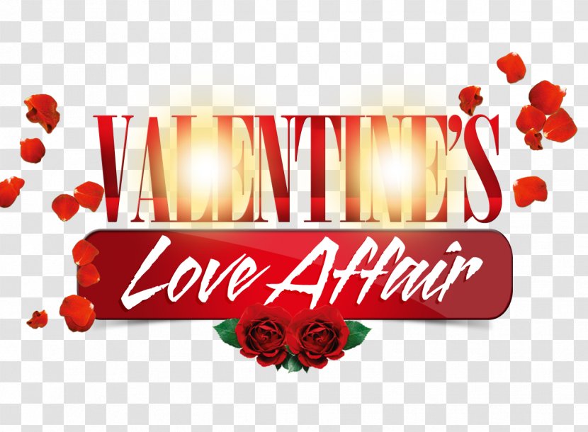 Valentines Day Template Flyer Poster - Love - WordArt Love,affair Rose Petals Transparent PNG